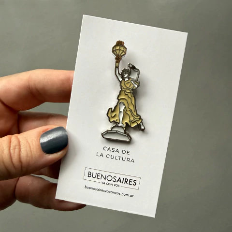 Pin metálico Palas Atenea  - Image 2