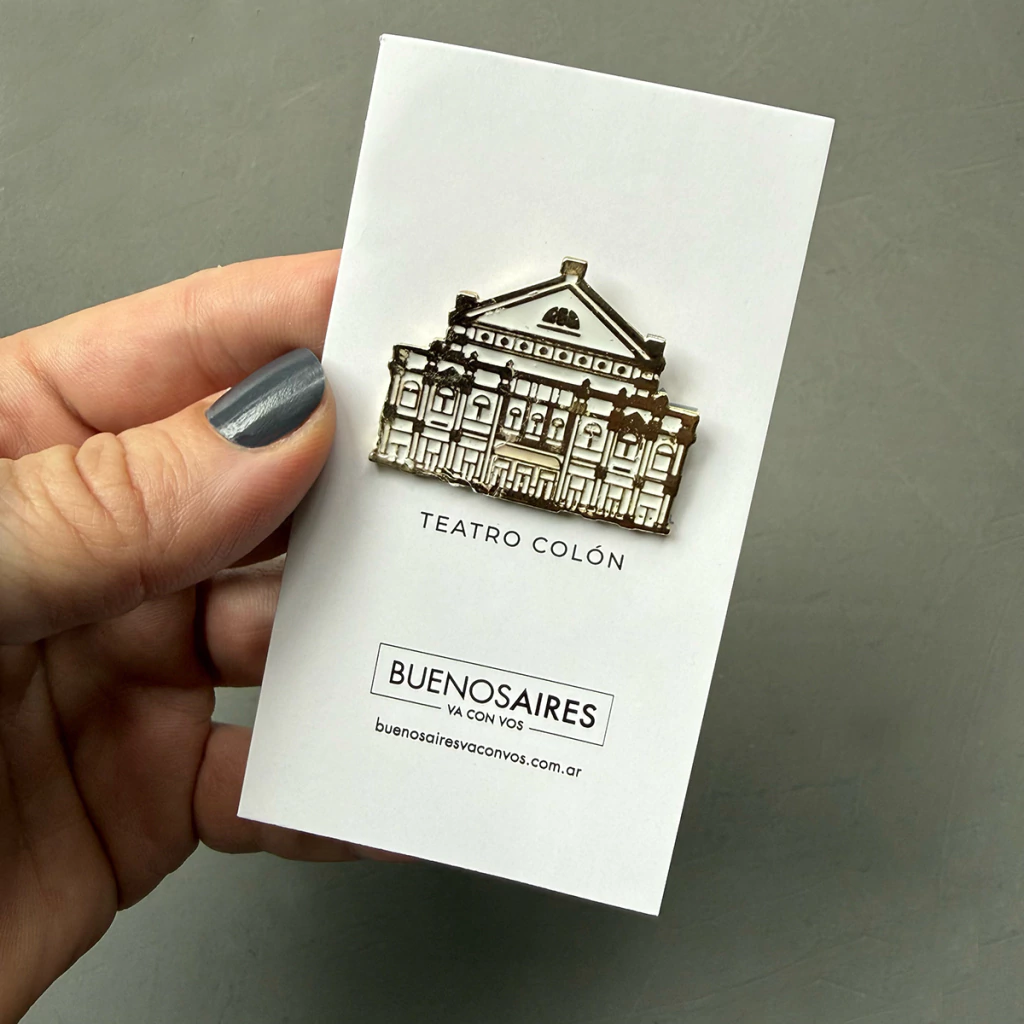 Teatro Colón Enamel Pin - Image 2