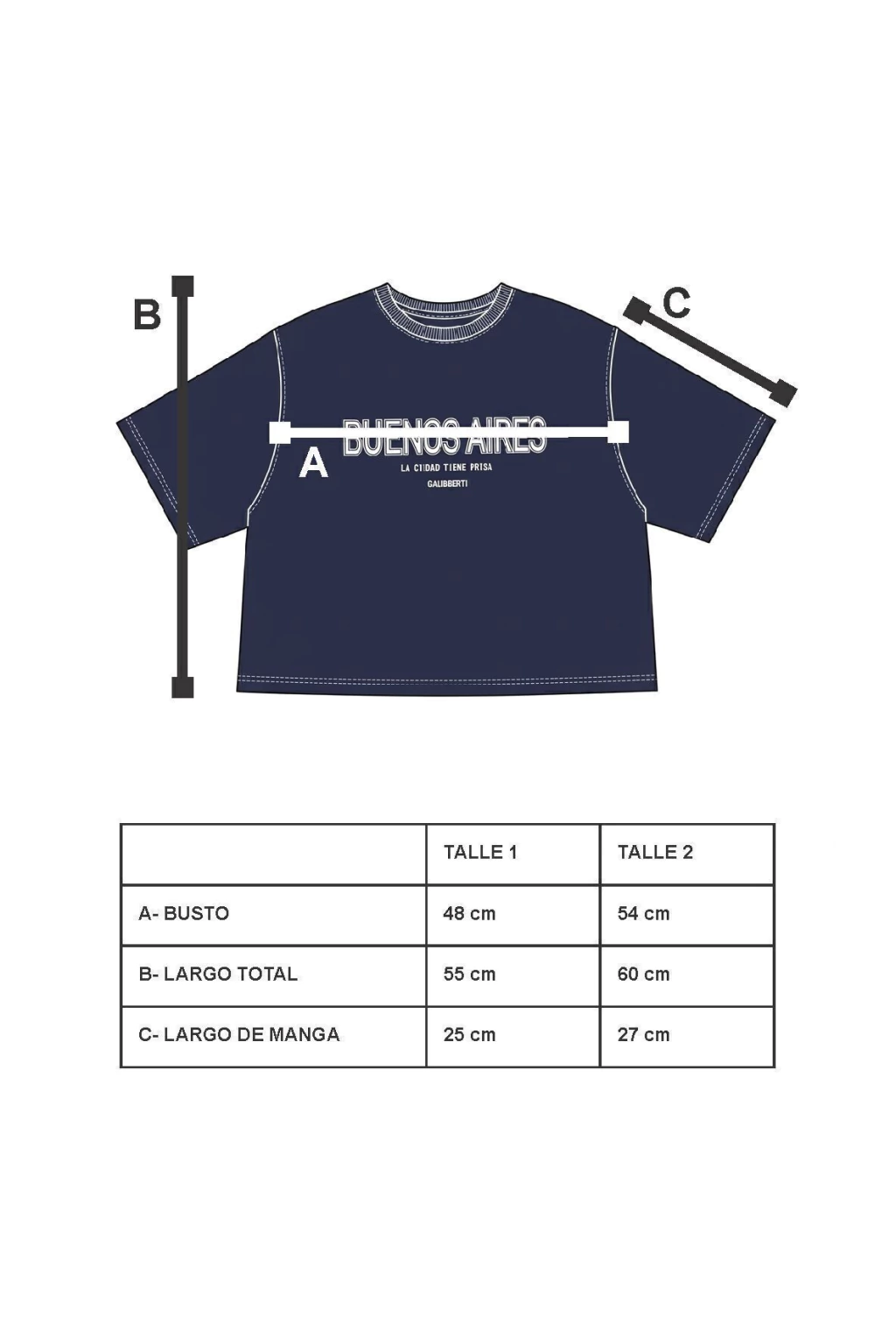 Remera Buenos Aires blanca - Image 2