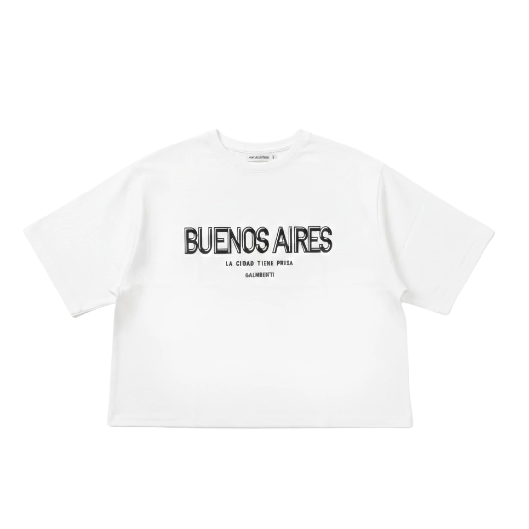 Remera Buenos Aires blanca