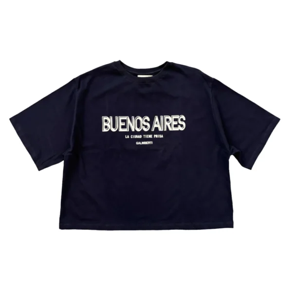 Remera Buenos Aires azul marino
